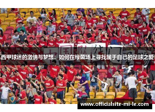 西甲球迷的激情与梦想:如何在绿茵场上寻找属于自己的足球之爱 西甲球迷的激情与梦想:如何在绿茵场上寻找属于自己的足球之爱