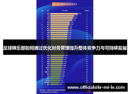 足球俱乐部如何通过优化财务管理提升整体竞争力与可持续发展 足球俱乐部如何通过优化财务管理提升整体竞争力与可持续发展